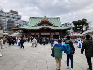 湯島天神参拝客