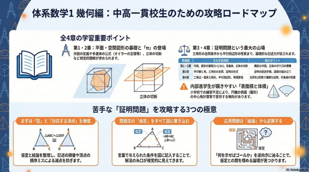 体系数学幾何1ロードマップ